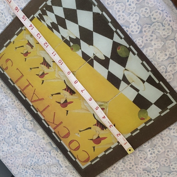 Cocktails Glass Cutting Board - Picture 8 of 9